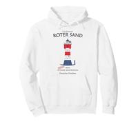 World's First Offshore Lighthouse Red Sand, Germany Pullover Hoodie