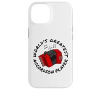 World's Greatest Accordion Player, Accordionist Musician Case for iPhone 14