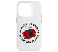 World's Greatest Accordion Player, Accordionist Musician Case for iPhone 14 Pro