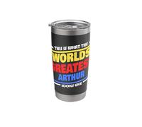 World's Greatest Arthur Saying Funny Arthur Name Stainless Steel Insulated Tumbler