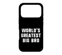 World's Greatest Big Bro Funny Family Case for iPhone 17 Pro