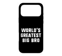 World's Greatest Big Bro Funny Family Case for iPhone 17 Pro Max