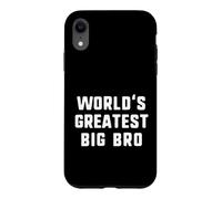 World's Greatest Big Bro Funny Family Case for iPhone XR