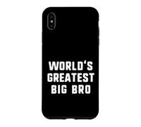 World's Greatest Big Bro Funny Family Case for iPhone XS Max