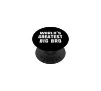 World's Greatest Big Bro Funny Family PopSockets Adhesive PopGrip
