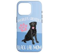 World's Greatest Black Lab Mom Dog Lover Graphic Women Girls Case for iPhone 16 Pro