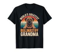 World's Greatest Bullmastiff Grandma Funny Dog Lover T-Shirt