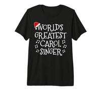 World's Greatest Carol Singer Church Christmas Funny Premium T-Shirt