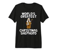 World's Greatest Christmas Shepherd, Church Nativity Funny Premium T-Shirt