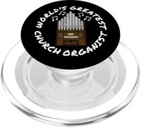World's Greatest Church Organist, Church Organ Musician PopSockets PopGrip for MagSafe