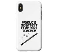 World's Greatest Clarinet Teacher, Woodwind Musician Case for iPhone X/XS