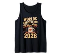 Worlds Greatest Dad 2026 Fathers Day Tank Top