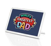 World's Greatest Dad Classic Fridge Magnet - Father's Day Daddy 8694