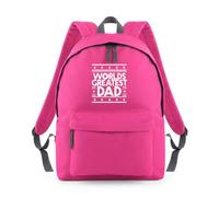 Worlds Greatest Dad Father Backpack Rucksack 18L Bag - 42 x 31 x 21cm