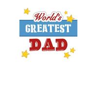 World's Greatest Dad Men's T-Shirt - White - S - White