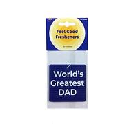 World's Greatest Dad Novelty Air Freshener - Unique, Fun Birthday Gift for Him - Car and Home - Made In UK (1)