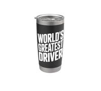 World's Greatest Driver for Car Enthusiasts and Dads Stainless Steel Insulated Tumbler
