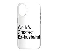 Worlds Greatest Ex-Husband Ever Funny X Husband Divorced Man Case for iPhone 17