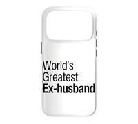 Worlds Greatest Ex-Husband Ever Funny X Husband Divorced Man Case for iPhone 17 Pro