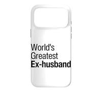 Worlds Greatest Ex-Husband Ever Funny X Husband Divorced Man Case for iPhone 17 Pro Max
