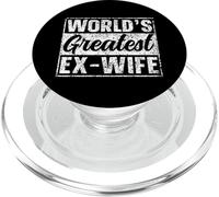World's Greatest Ex-Wife Woman Divorce Divorced Ex Wife PopSockets PopGrip for MagSafe