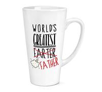 World's Greatest Farter Father 17oz Large Latte Mug Cup