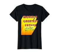 World's Greatest Farter Father Value Graphic T-Shirt, Women, Black, L