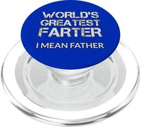 WORLD'S GREATEST FARTER - I MEAN FATHER - funny Fathers Day PopSockets PopGrip for MagSafe