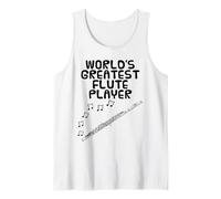 World's Greatest Flute Player, Flutist Woodwind Orchestra Tank Top