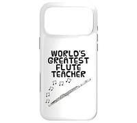 World's Greatest Flute Teacher, Flutist Woodwind Musician Case for iPhone 17 Pro Max