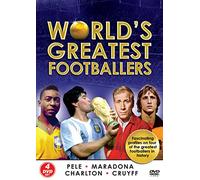 World's Greatest Footballers - Pele, Diego Maradona, Bobby Charlton & Johan Cruyff - 4 DVD BOXSET