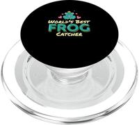 World's Greatest Frog Catcher Cute Amphibian Frog Lover PopSockets PopGrip for MagSafe
