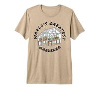 World's Greatest Gardener, Gardening Horticulture Funny Premium T-Shirt