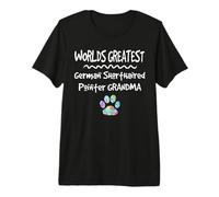 Worlds Greatest German Short Hair Pointer Grandma Dog Paw Premium T-Shirt