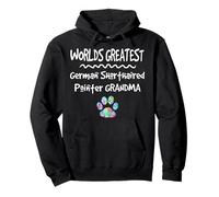 Worlds Greatest German Short hair Pointer Grandma Dog Paw Pullover Hoodie