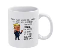 World's Greatest Grandpa Coffee Mug - Funny Father's Day, Birthday & Gift from Grandkids, White Ceramic