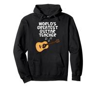 World's Greatest Guitar Teacher, Acoustic Guitarist Musician Pullover Hoodie