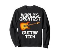 World's Greatest Guitar Tech, Guitarist Musician Funny Sweatshirt