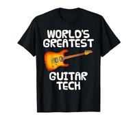 World's Greatest Guitar Tech, Guitarist Musician Funny T-Shirt