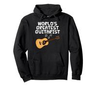 World's Greatest Guitarist, Acoustic Guitar Musician Funny Pullover Hoodie
