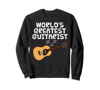World's Greatest Guitarist, Acoustic Guitar Musician Funny Sweatshirt