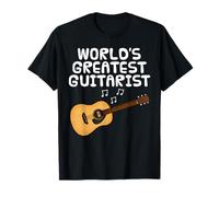 World's Greatest Guitarist, Acoustic Guitar Musician Funny T-Shirt