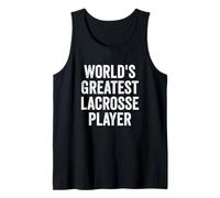 World's Greatest Lacrosse Player Tank Top