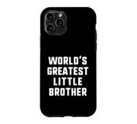 World's Greatest Little Brother Funny Family Case for iPhone 11 Pro