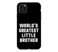 World's Greatest Little Brother Funny Family Case for iPhone 11 Pro Max