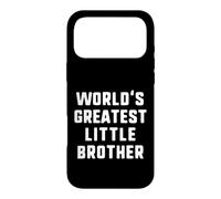 World's Greatest Little Brother Funny Family Case for iPhone 17 Pro Max