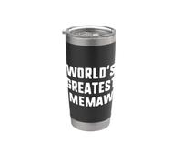 World's Greatest Memaw Funny Family Stainless Steel Insulated Tumbler