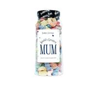 World's Greatest Mum Sweet Jar - Mothers Day Sweets - Birthday & Christmas Original Retro Pick n Mix 600g, By Bentley & Ackerman Sweet
