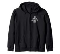 World's Greatest Opa Best German Grandpa Zip Hoodie
