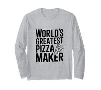 World's Greatest Pizza Maker Funny Cooking Long Sleeve T-Shirt